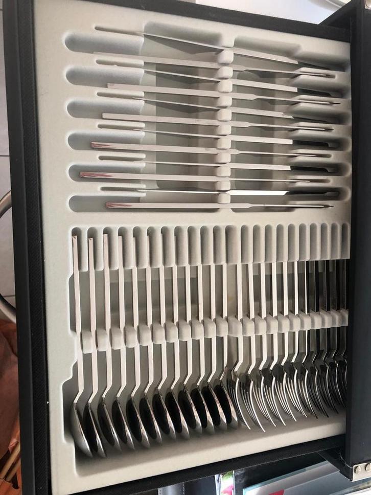 Luxe Jumbo bestekkoffer (NIEUW), Huis en Inrichting, Keuken | Bestek, Nieuw, Bestekset, Zilver, Vaatwasserbestendig, Ophalen