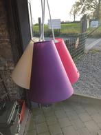 A vendre triple luminaire, Ophalen of Verzenden, Zo goed als nieuw, Stof