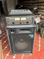 box, met versterker en panneel, TV, Hi-fi & Vidéo, Amplificateurs & Ampli-syntoniseurs, Enlèvement, Utilisé