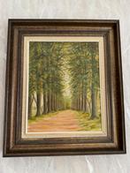 Schilderij dreef in bos, Antiek en Kunst, Ophalen