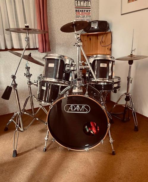 Adams 6000-serie Drumstel met Istanbul Mehmet Cymbalenset, Muziek en Instrumenten, Instrumenten | Toebehoren, Gebruikt, Drums of Percussie