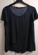 Donkerblauw bloesje met witte stippen van Betty Barclay, 40, Vêtements | Femmes, T-shirts, Comme neuf, Manches courtes, Enlèvement ou Envoi