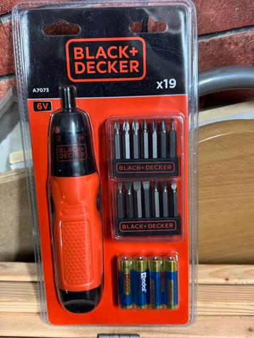 Nieuwe Black  en Decker schroefmachine 6V zeer handig 20 € beschikbaar voor biedingen