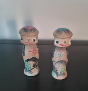 Mooi Kappa kokeshi paartje beschikbaar voor biedingen