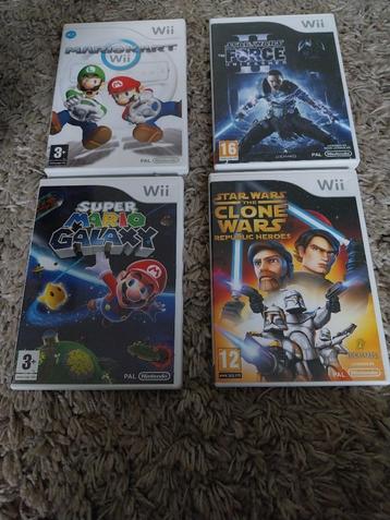 Lot wii spelletjes beschikbaar voor biedingen