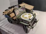 [Hachette] Maquette Jeep Willys + sa remorque 1/8e (Montée), Hobby en Vrije tijd, Modelbouw | Auto's en Voertuigen, Overige merken