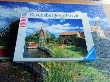 nr.1599 - Puzzel: schilderachtige windmolen - 1000 stukjes beschikbaar voor biedingen