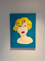 Moderne impressie van Marilyn Monroe op doek., Ophalen of Verzenden
