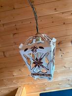 Keramieken vintage hanglamp – lantaarnstijl, Ophalen, Gebruikt