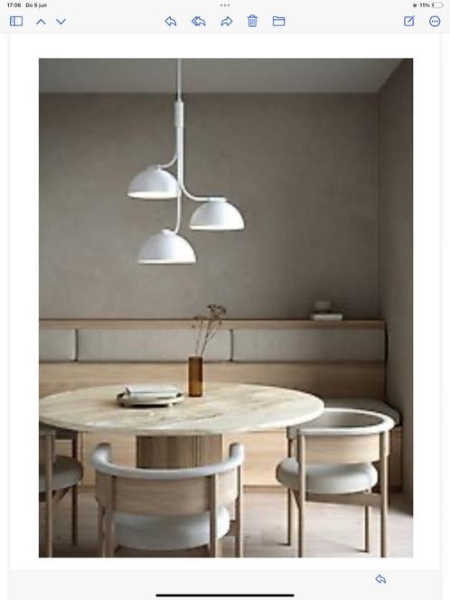 Hanglamp wit Nordlux Tullio van Deense ontwerper, Huis en Inrichting, Lampen | Hanglampen, Nieuw, 50 tot 75 cm, Metaal, Ophalen