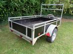 aanhangwagen 750kg 210cm x 125cm gegalvaniseerd nieuwe bodem, Ophalen, Gebruikt