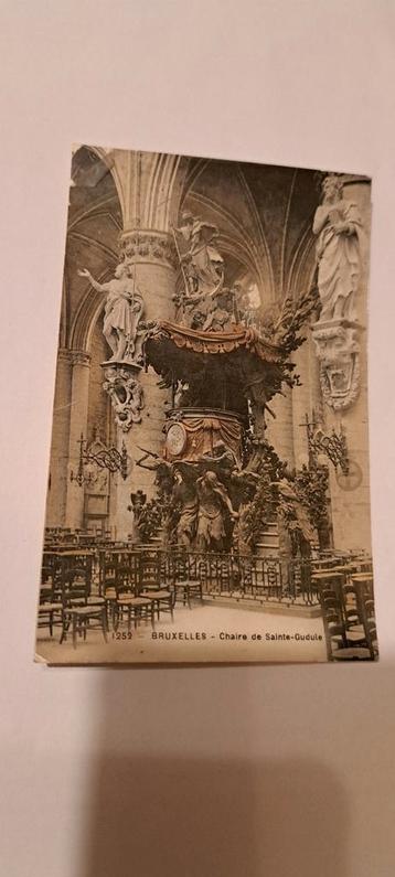 De preekstoel Saint Michel etGudule in Brussel.  beschikbaar voor biedingen