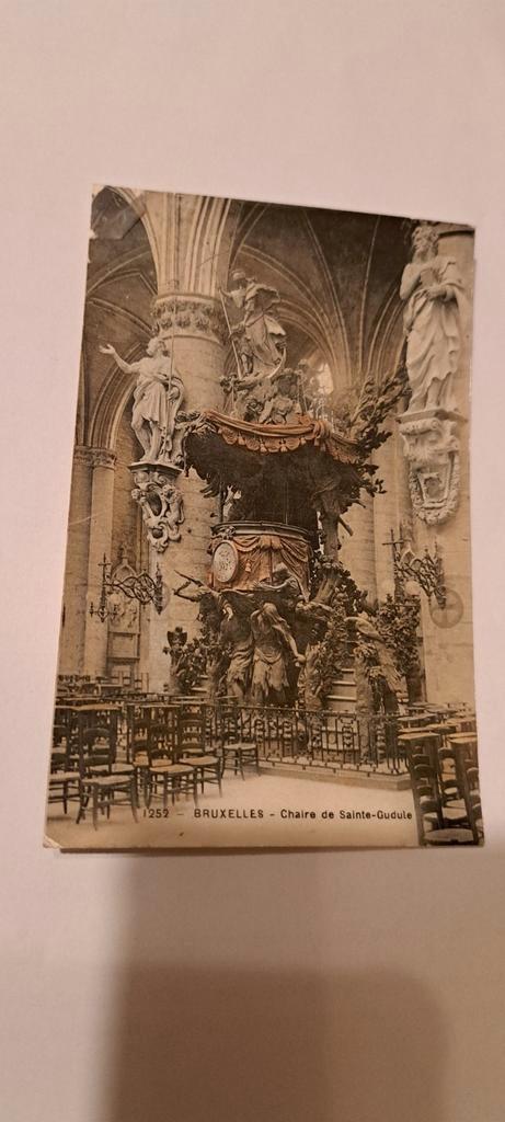 De preekstoel Saint Michel etGudule in Brussel., Verzamelen, Postkaarten | België, Ophalen