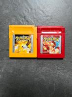 Nintendo Gameboy Pokemon Red + Pokemon Yellow, Games en Spelcomputers, Games | Nintendo Game Boy, Ophalen, Zo goed als nieuw
