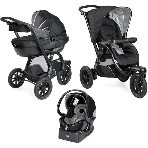 Poussette trio Activ3 marque Chicco, Kinderen en Baby's, Kinderwagens en Combinaties, Gebruikt, Kinderwagen, Met autostoeltje