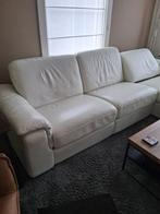 lederen zetel, Huis en Inrichting, Ophalen, Gebruikt, Driepersoons, Leer