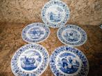 5 assiettes murales bleues de Delft prix pour 5 =20 euro, Enlèvement