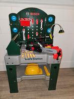 Bosch mini werkbank + accesoires, Kinderen en Baby's, Ophalen, Gebruikt
