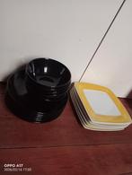 Différents lots d'assiettes et bols, Uni, Assiettes(s), Comme neuf, Enlèvement