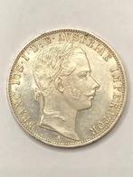 Munt zilver Oostenrijk vereinsthaler 1860 Franz-Joseph mooi, Enlèvement ou Envoi, Autriche, Monnaie en vrac, Argent