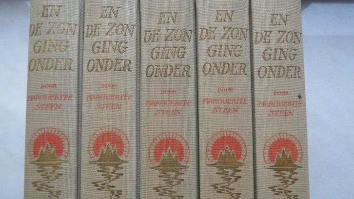 “En de zon ging onder”, Marguerite Steen, Boeken, Romans, Gelezen, Nederland, Ophalen of Verzenden