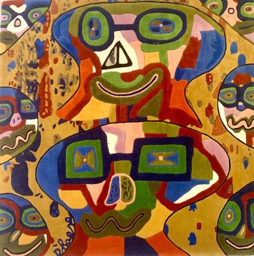 PRACHTIG KUNSTWERK VAN HANNES D HAESE UIT KNOKKE OP TAPIJT 1, Antiek en Kunst, Kunst | Schilderijen | Modern, Ophalen