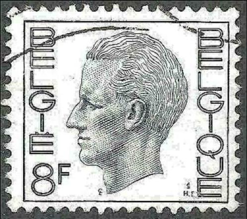 Belgie 1971 - Yvert 1581F/OBP 1647 - Boudewijn - 8 F. (ST), Postzegels en Munten, Postzegels | Europa | België, Gestempeld, Koninklijk huis