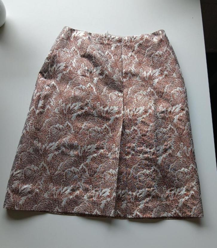 korte rok – merk: Just in Case – maat: 42, Kleding | Dames, Rokken, Zo goed als nieuw, Maat 42/44 (L), Grijs, Boven de knie, Ophalen of Verzenden