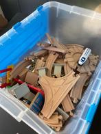 Houten treinset, Kinderen en Baby's, Ophalen, Gebruikt, Overige typen