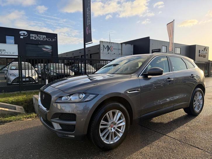 Jaguar F-Pace 2.0D AWD Leder GPS Pano Dak, Auto's, Jaguar, Bedrijf, F-Pace, ABS, Airbags, Airconditioning, Bluetooth, Boordcomputer