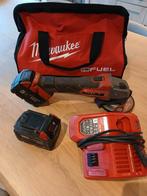 Milwaukee m18 haakse slijper, Ophalen of Verzenden, Zo goed als nieuw, Haakse handslijpmachine