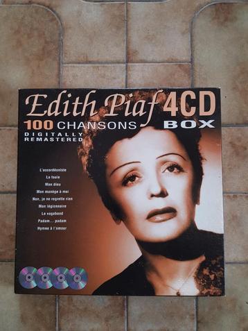 Édith PIAF – 4 CD BOX 100 Chansons, Digitally Remastered – 1