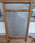 Oud houten wasbord met zink, Enlèvement ou Envoi