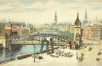Gravure M. Berg Hamburg Gesigneerd Kleurendruk Mid. 19e Eeuw, Verzenden