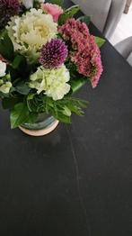 Marmeren tafel Juntoo + 6 stoelen, Huis en Inrichting, Ophalen, Zo goed als nieuw, Modern, 4 tot 6 stoelen