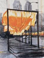 Christo - Prent in offsetdruk - The Gates NYC - 43x34 cm, Antiek en Kunst, Kunst | Litho's en Zeefdrukken, Ophalen of Verzenden