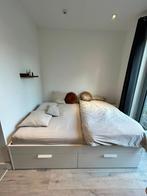 Bed + matras ikea wit, Huis en Inrichting, Ophalen, Wit