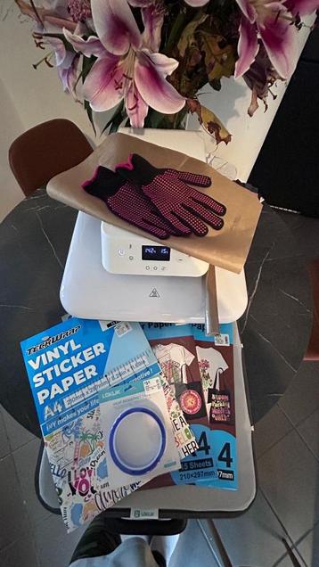 Loklik vlakke hittepers + accessoires (slechts 5x gebruikt) beschikbaar voor biedingen