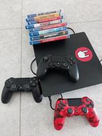 Playstation 4, 3 controllers, 8 games, Games en Spelcomputers, Gebruikt, Ophalen of Verzenden, 500 GB, Met 3 controllers of meer