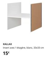 Ikea Kallax Insert et Bloc Porte, Huis en Inrichting, Ophalen, Zo goed als nieuw