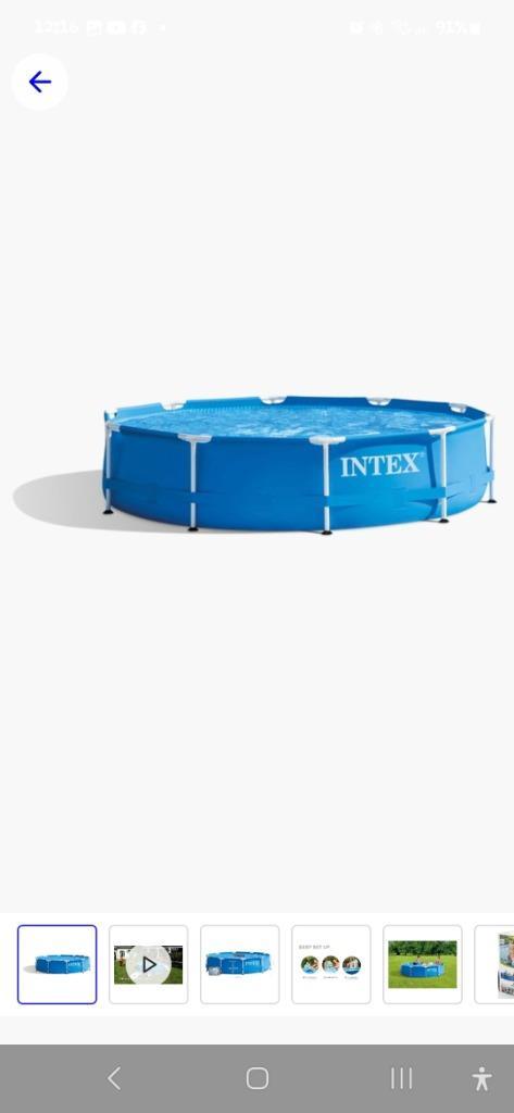 Zwembadtas van het merk Intex, Tuin en Terras, Zwembad-toebehoren, Gebruikt, Zwembadpomp, Ophalen