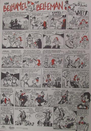 STRIPPOSTER beperkte oplage/ DE BELLEMAN beschikbaar voor biedingen