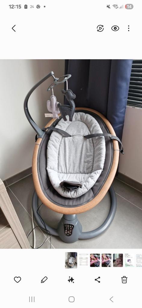 Schommelstoel maxicosi, Kinderen en Baby's, Wipstoeltjes, Zo goed als nieuw, Schommelstoel, Ophalen
