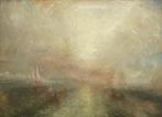 Superbe toile de J.M.W. Turner « Un yacht s'approche de la c, Enlèvement