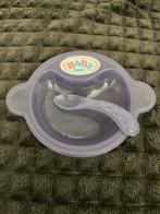 Bord en lepel baby born zapf creation voor pop, Kinderen en Baby's, Ophalen of Verzenden