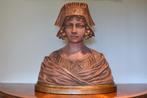 Grote antieke buste door Herman Heusers (1872-1938), Antiquités & Art, Art | Sculptures & Bois, Enlèvement