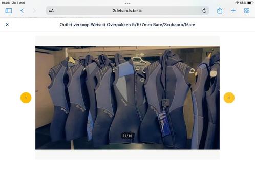Outlet verkoop Duikpakken - Mares, Scubapro, Aqua L, Cressi, Watersport en Boten, Duiken, Nieuw, Duikpak, Ophalen of Verzenden