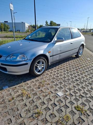 Honda civic 1.4 90cv saga. Prêt à immat et dispo de suite., Autos, Euro 2, Argent ou Gris, Achat, Rétroviseurs électriques
