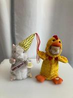 Gemmy industries dansende hamsters vintage, Verzenden, Gebruikt