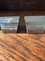 Vintage Franse weeggewichten – set van 2 – DALIMIER, Verzamelen, Ophalen, Gebruikt